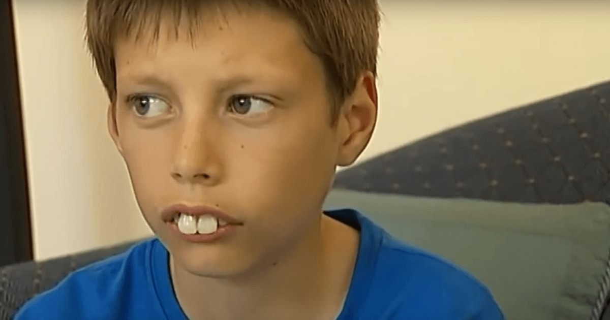 HT2. His classmates called him “rabbit boy”
