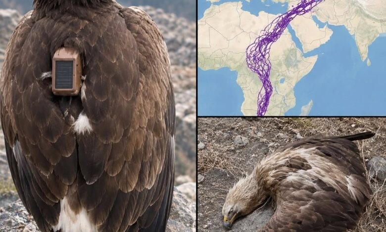 HT1. For 20 years, an eagle equipped with GPS puzzled scientists: reco….See below