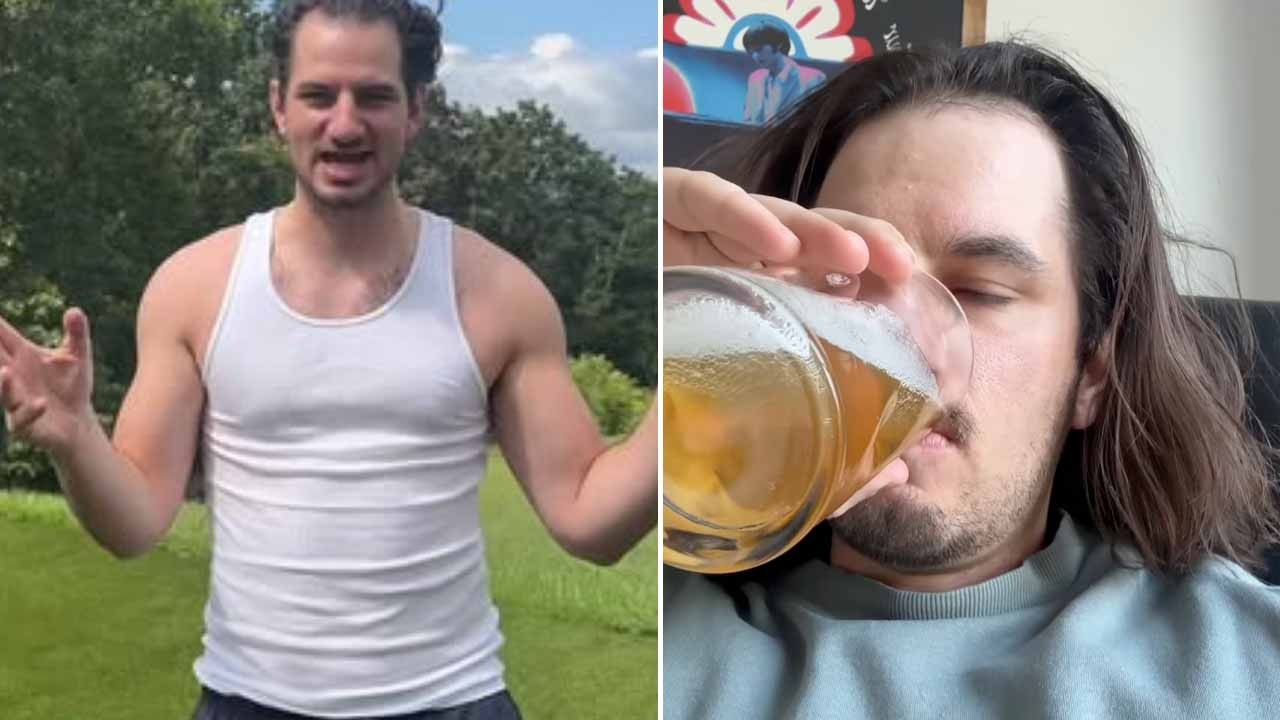 HT2. Man takes steroids and drinks 24 beers a day for 77 days without exercise to show the impact on his body