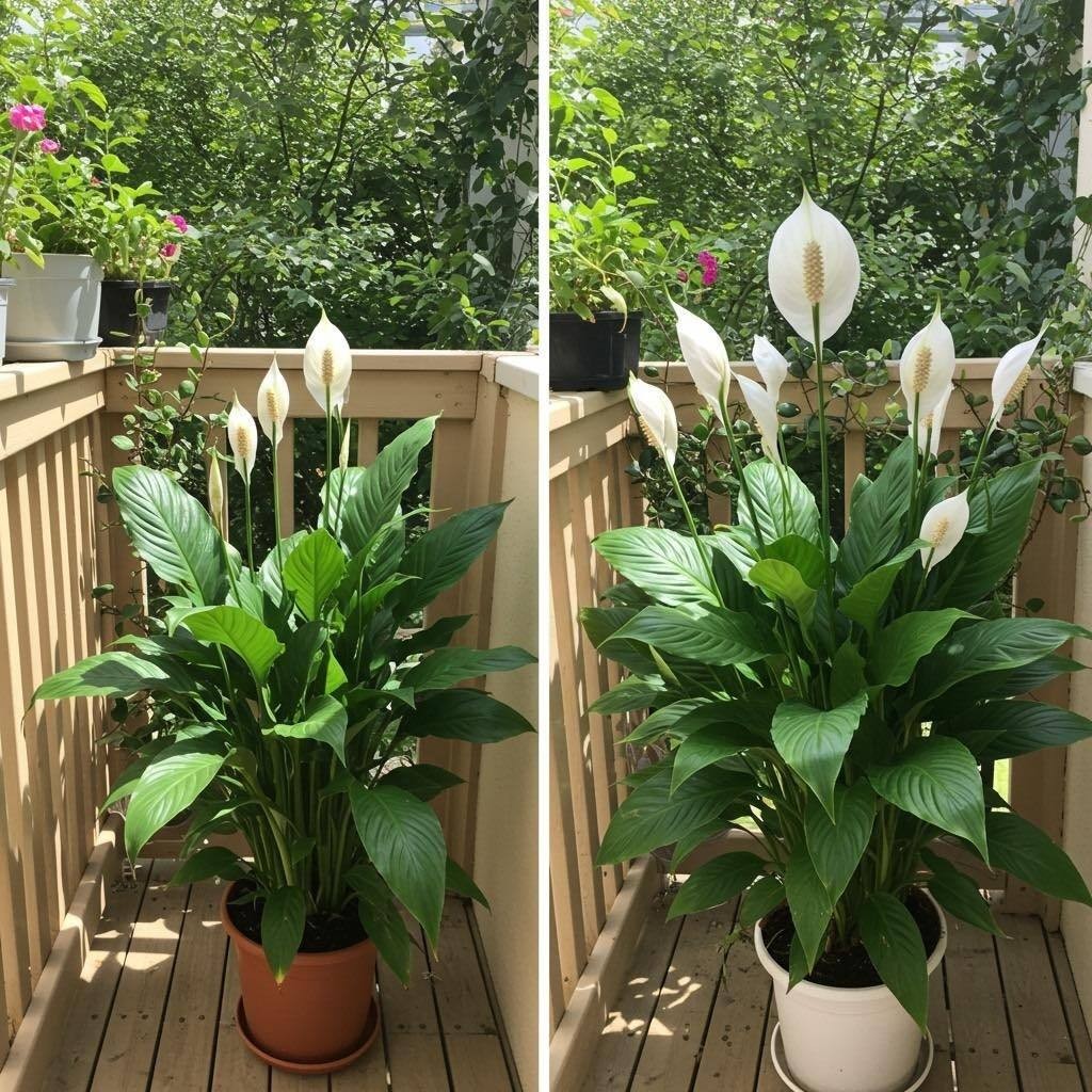 HT4. Just 1 Cup Makes Peace Lily Bloom Like Crazy (Even the Ugly Ones)… See more
