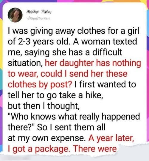 HT3. The Clothes I Gave Away Came Back With Something I Didn’t Expect