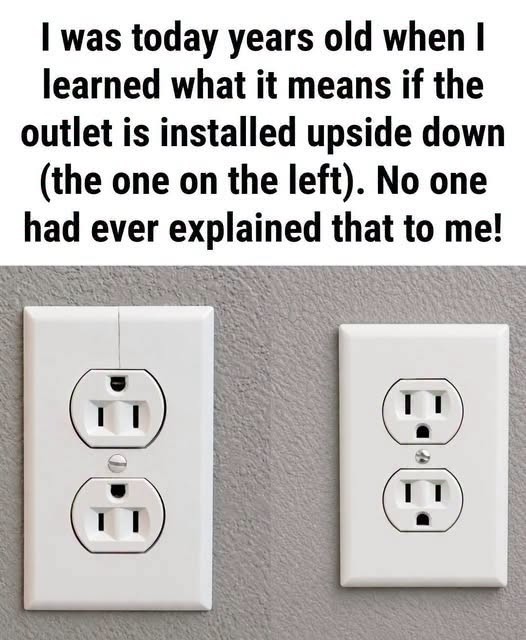 HT2. Why Some Wall Outlets Are Installed Upside Down: The Practical Reason Behind It