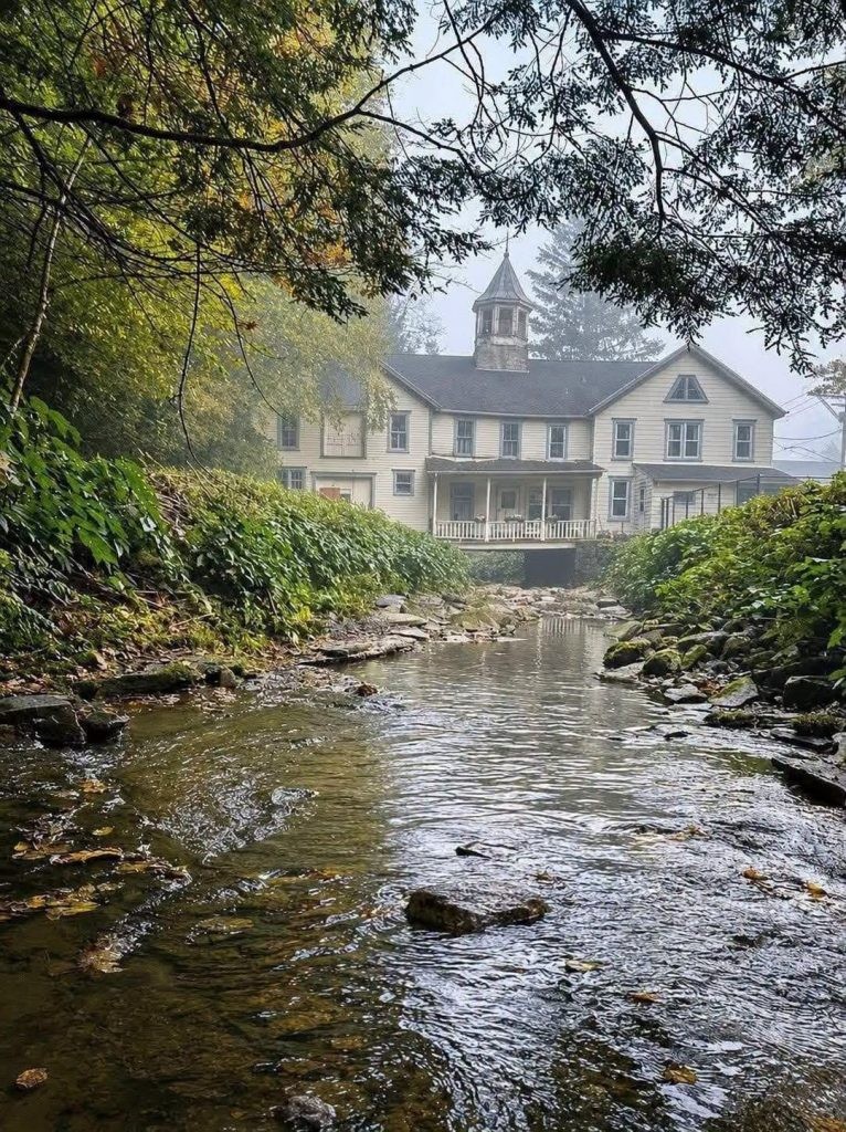 HT4. This Stunning Old House Sits Over a Peaceful Creek—and the View Is Simply Magical