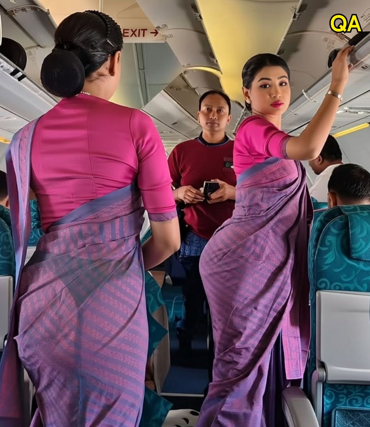 HT3. Flight Attendant Breaks the Internet with Her Daring Uniform!