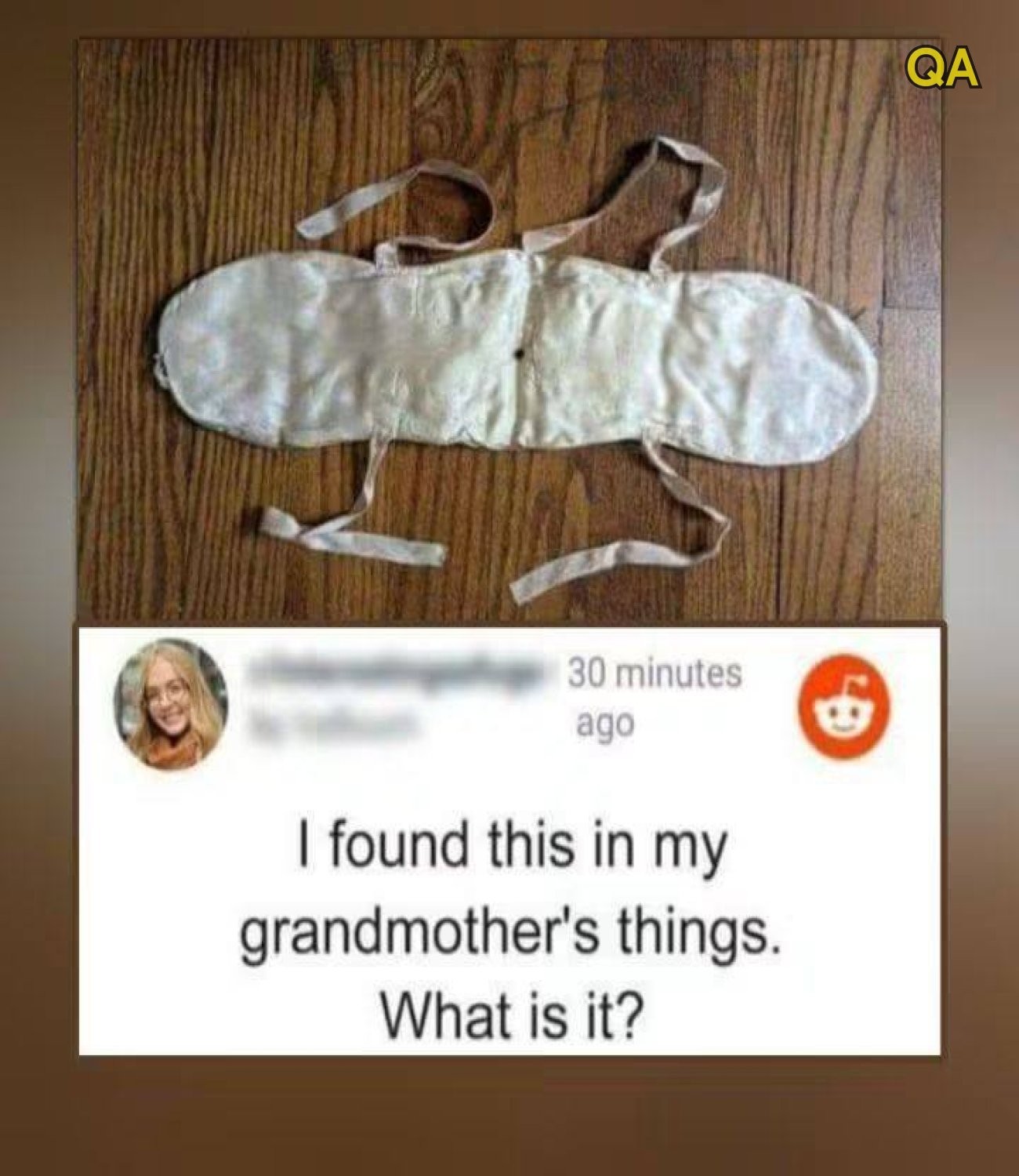 HT1. What is this padded satin item?