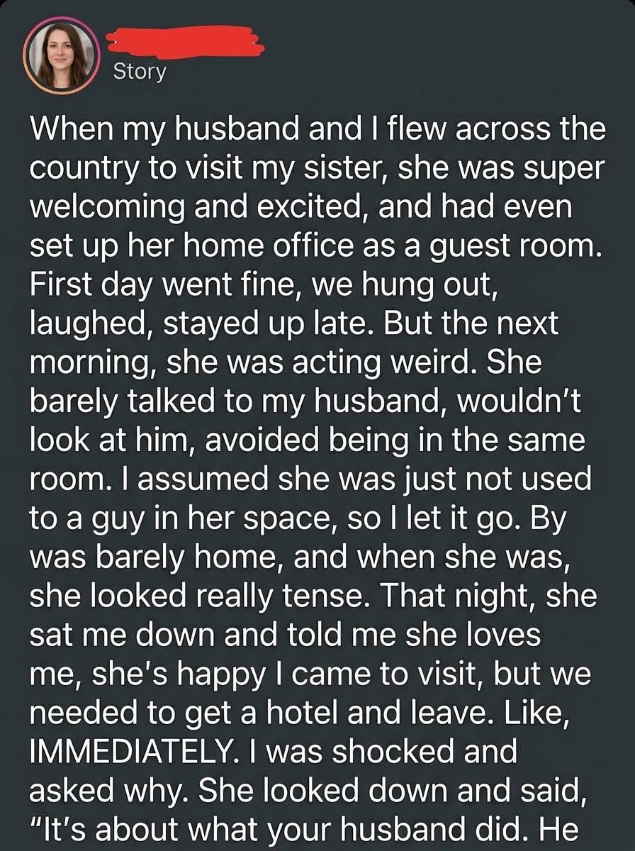 HT3. We Went to Stay with My Sister, but Within 48 Hours She Told Me to Find a Hotel