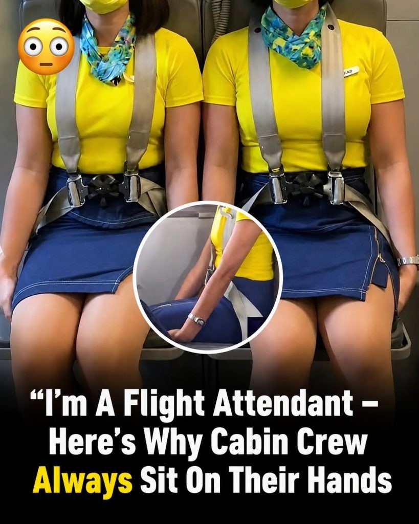 HT2. Why Flight Attendants Sit on Their Hands During Takeoff and Landing: The Surprising Safety Reason