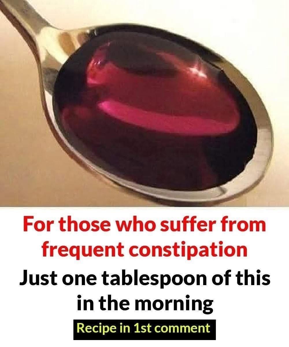HT1. Just 1 tablespoon in the morning loosens “stuck stool” and reduces belly bloat!