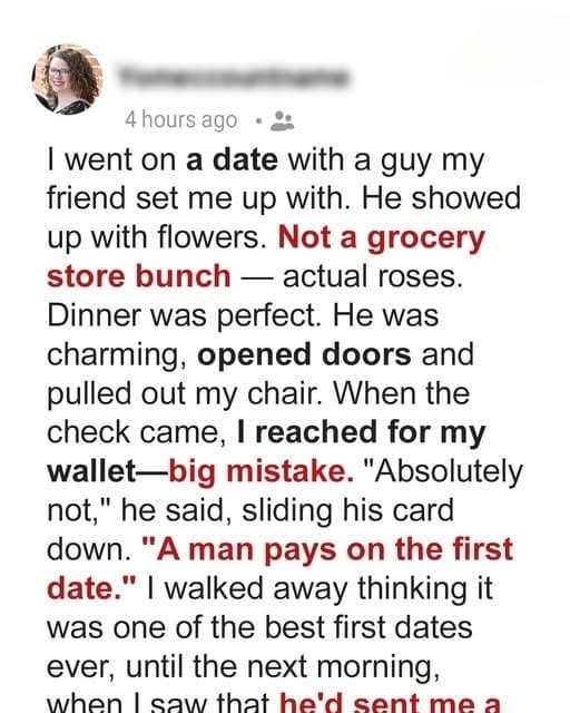 HT3. Invoice for a First Date