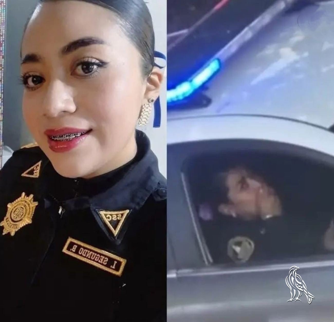 HT4. This young policewoman was filmed after her shift…see more