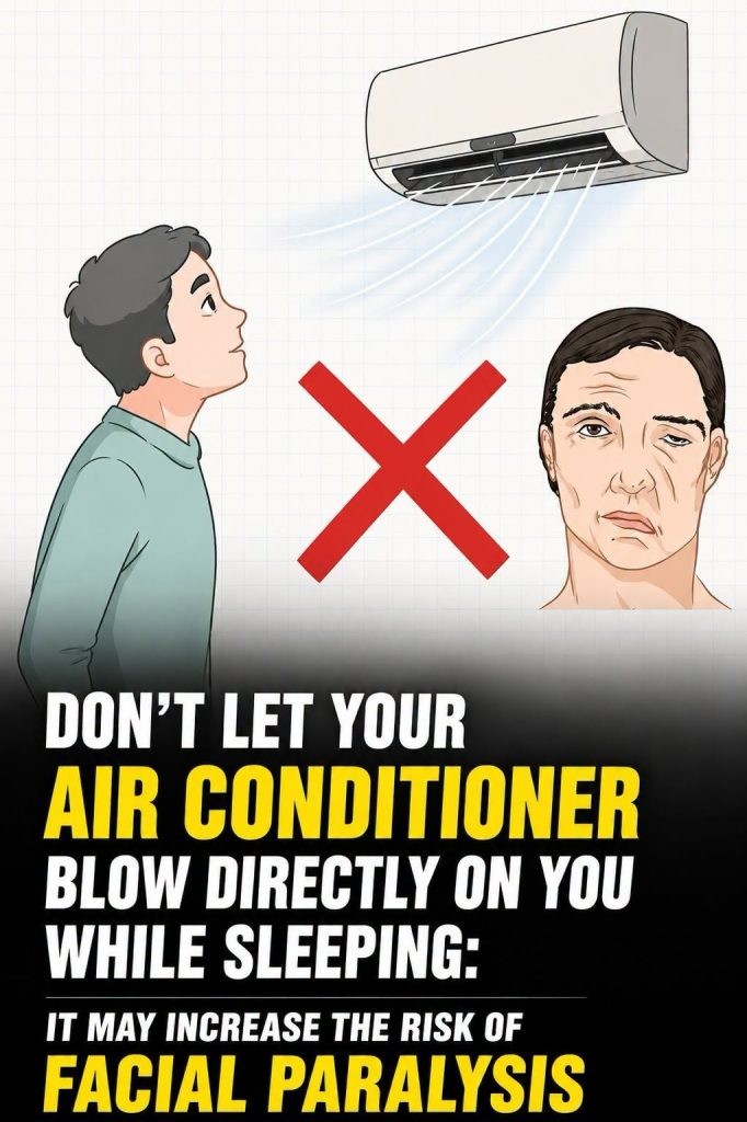 HT3. Don’t Let Your Air Conditioner Blow Directly on You While Sleeping: It May Increase the Risk of Facial Paralysis