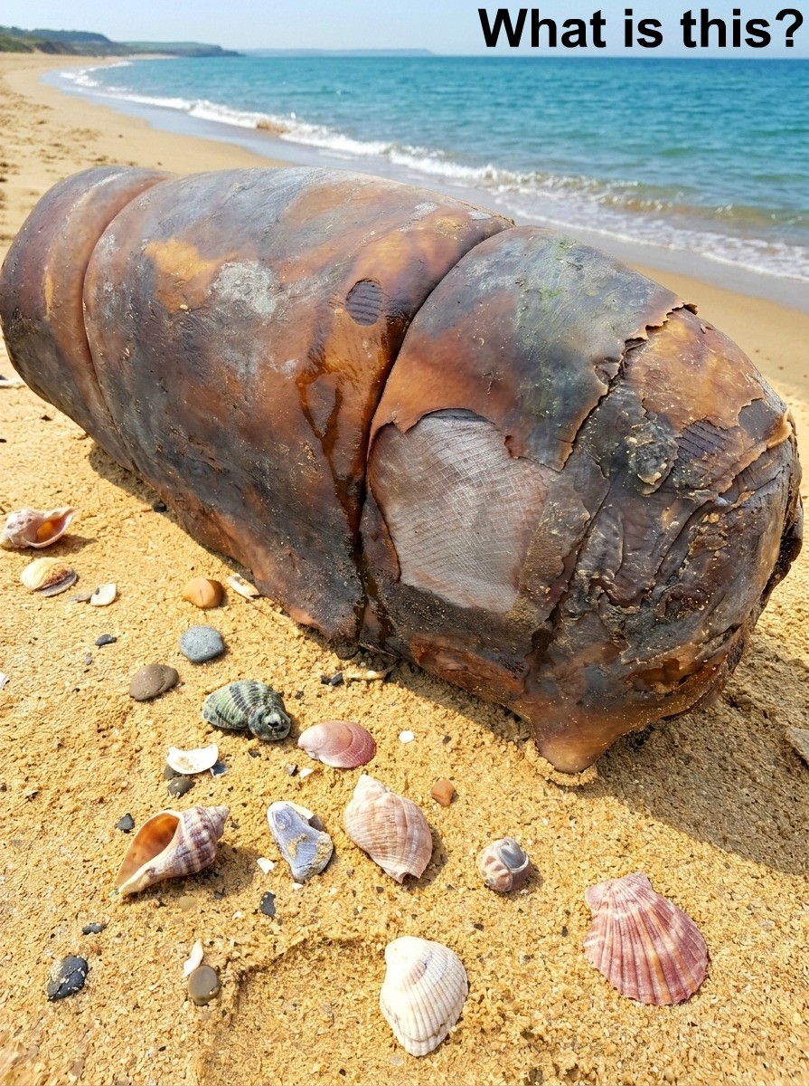 HT4. I was walking on the beach when I suddenly came across this.