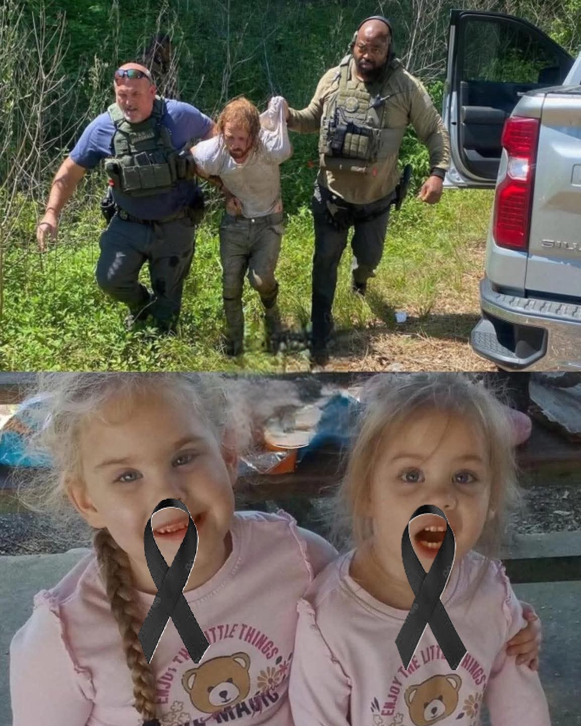 HT3. Young man puts both daughters inside the fir… See more