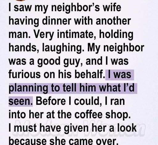 HT3. I Was About to Confront My Neighbor’s Wife About Cheating Then She Revealed the Truth That Shattered Me
