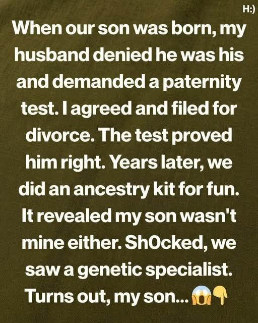HT3. My Husband Demanded A DNA Test At Our Son’s Birth, Years Later Another Test Revealed The Truth