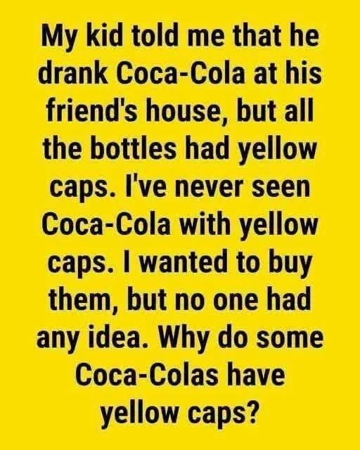 HT2. The Secret Behind Coca-Cola’s Yellow Bottle Caps