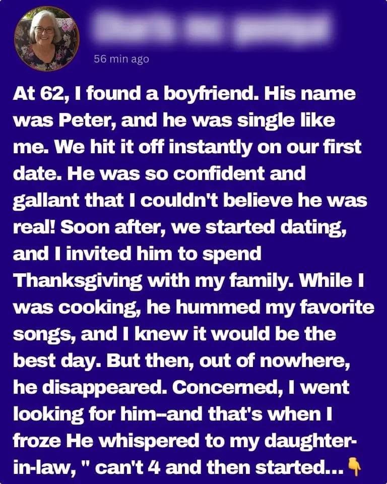 HT3. I Fell for My Daughter-in-Law’s Grumpy Neighbor, but Thanksgiving Exposed the Awful Truth About Our Relationship