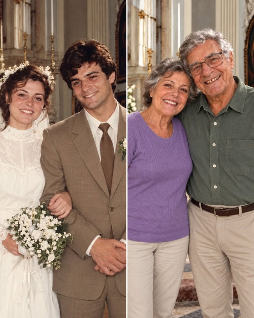 HT4. My husband and I returned to the church in Italy where we got married 45 years ago!