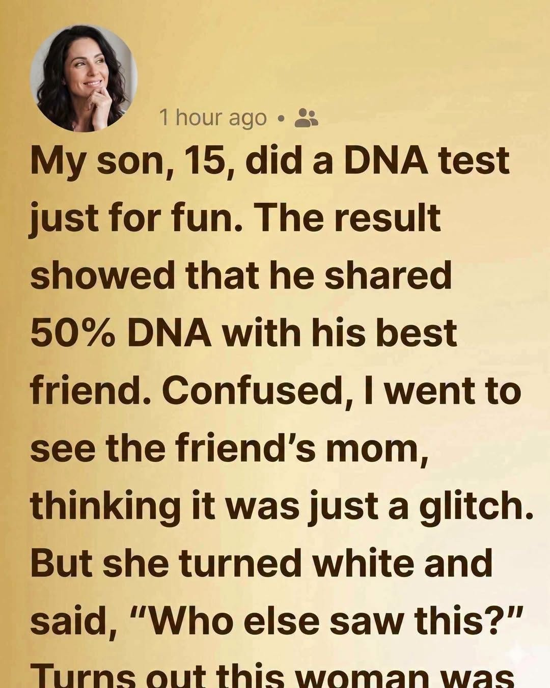 HT1. A DNA Test Meant for Fun Revealed a Family Secret That Changed Everything