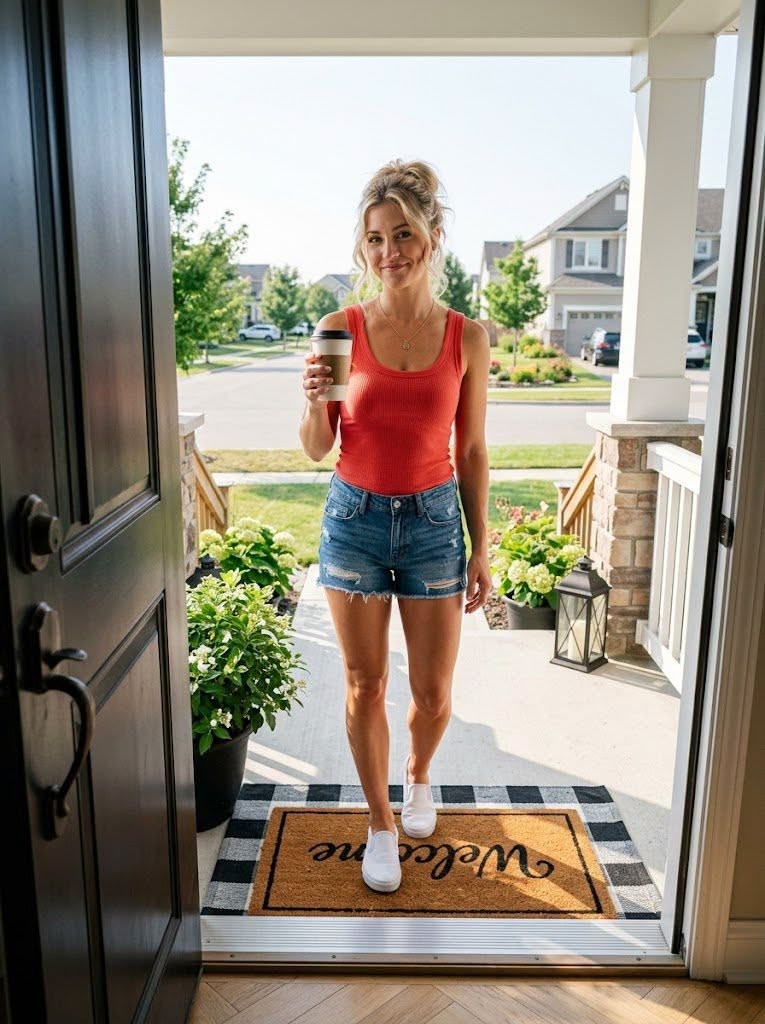 HT3. A Woman’s New Neighbor Began Bringing Her Husband Coffee Every Morning and Insisted She Was ‘Just Being Friendly’ – Then One Day, She Handed Him a Note Instead, and His Face Changed