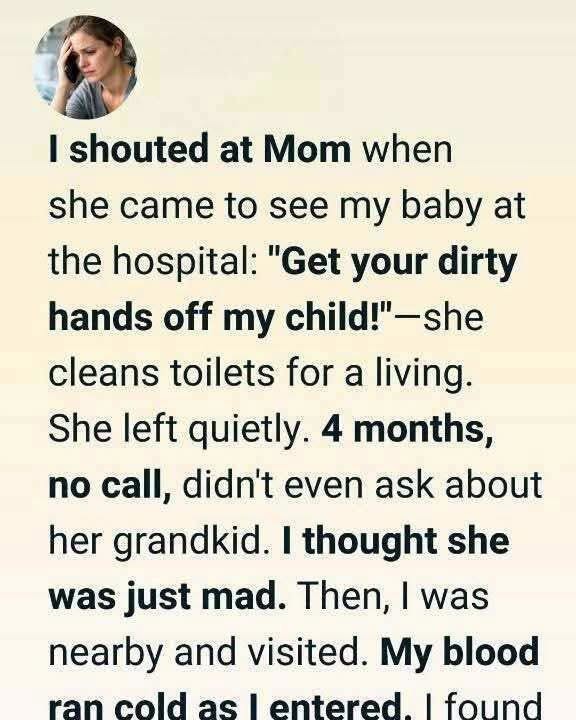 HT4. I Rejected My Mother at the Hospital and Then Discovered Her Empty House