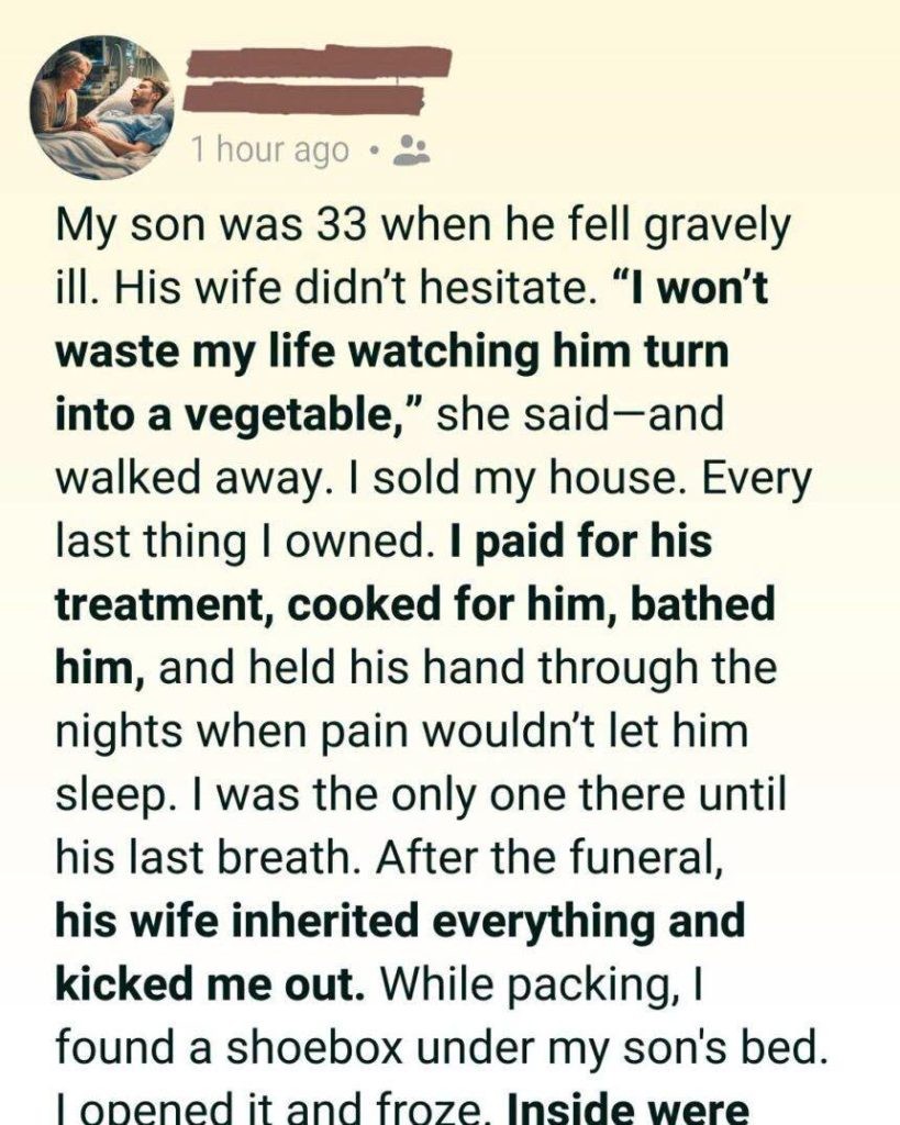 HT4. My Daughter-in-Law Abandoned My Son as He Was Dy!ng