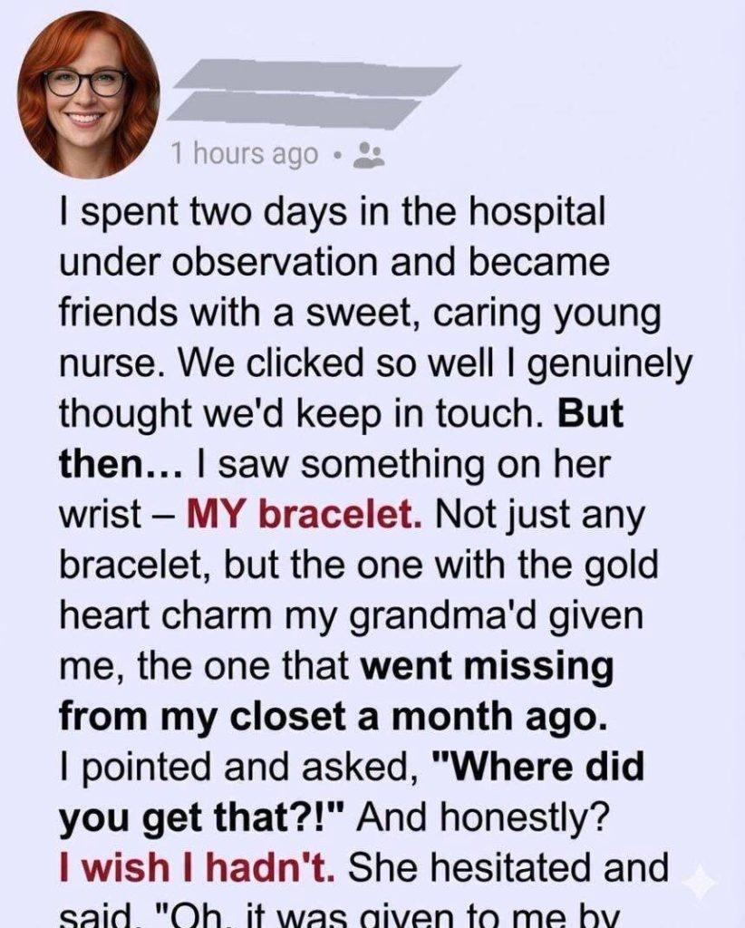 HT4. I Noticed My Nurse Wearing Something Very Familiar