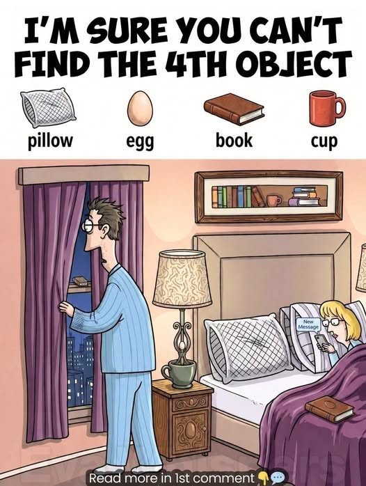 HT2. Can You Find the Hidden Fourth Object? This Brain Teaser Is Stumping the Internet