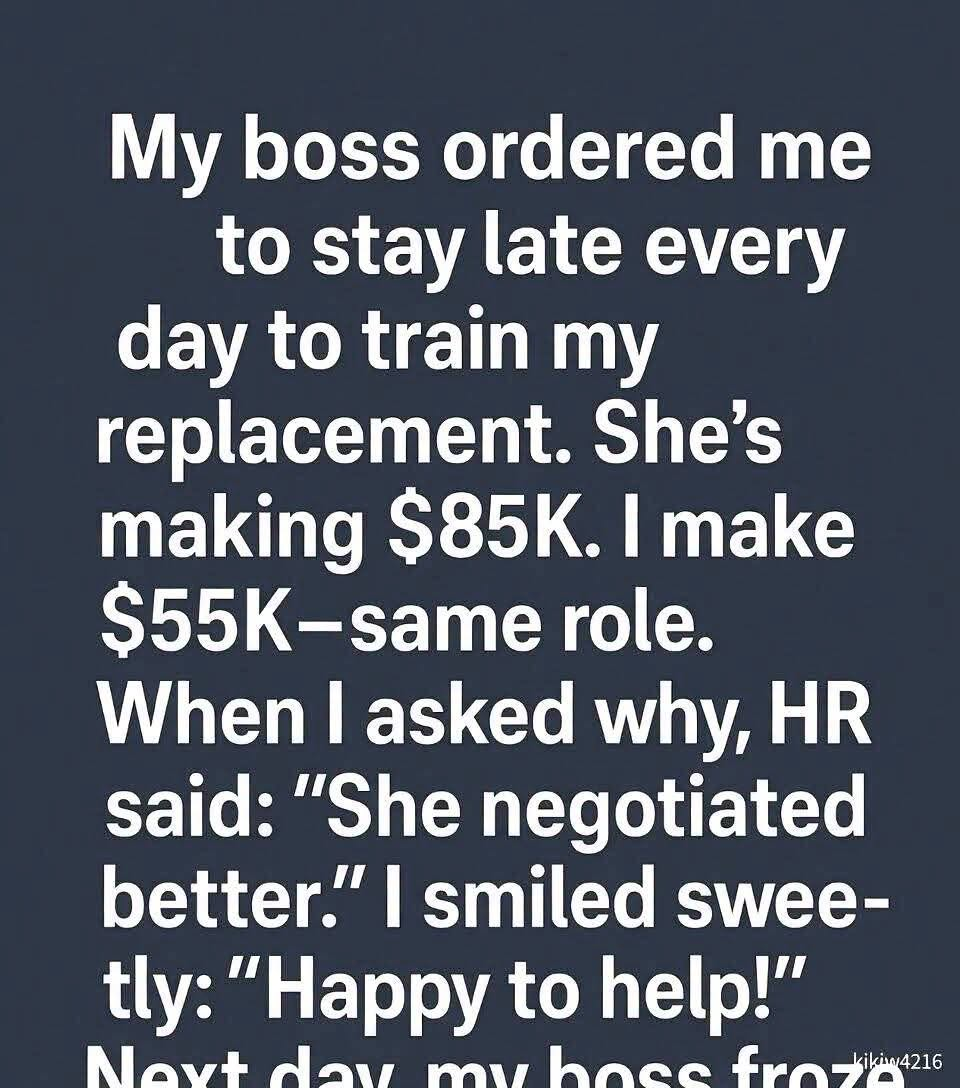 HT4. I Was Asked To Train My Higher Paid Replacement So I Taught My Boss An Unexpected Lesson 5