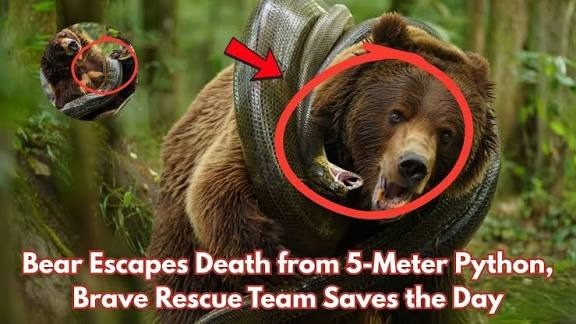 ST1. Bear vs. Python: What Happens When Two Powerful Wild Animals Meet?